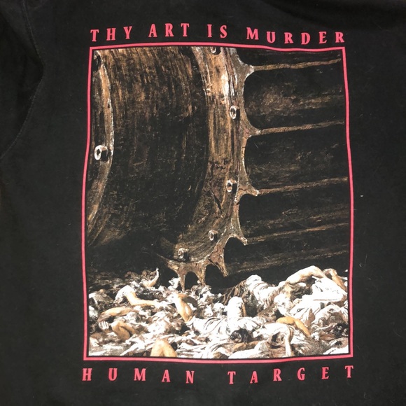 THY ART IS MURDER HUMAN TARGET SIZE L - Picture 6 of 7